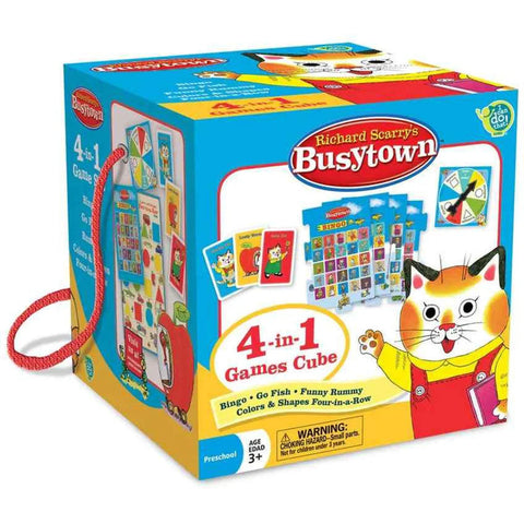 Richard Scarry Busytown 4 in 1 Games Cube^