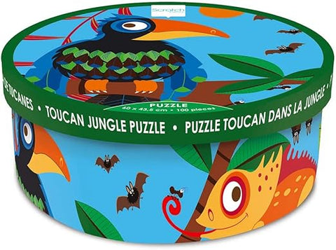 Scratch Europe Toucan Jungle Puzzle 100 pc^