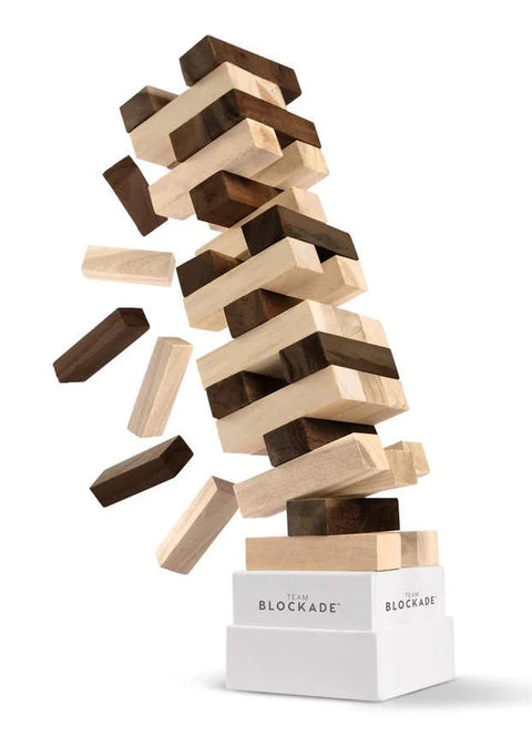 Team Blockage Stacking Game^