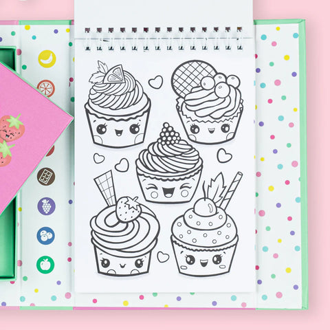 Tiger Tribe Colouring Set - Scented Fruity Cutie