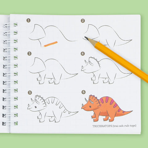 Tiger Tribe How To Draw - Dinosaurs