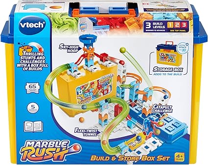 VTech Marble Rush Build & Store Box Set