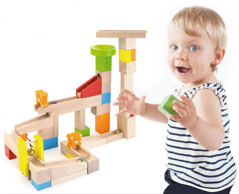 Viga Wooden Marble Run^