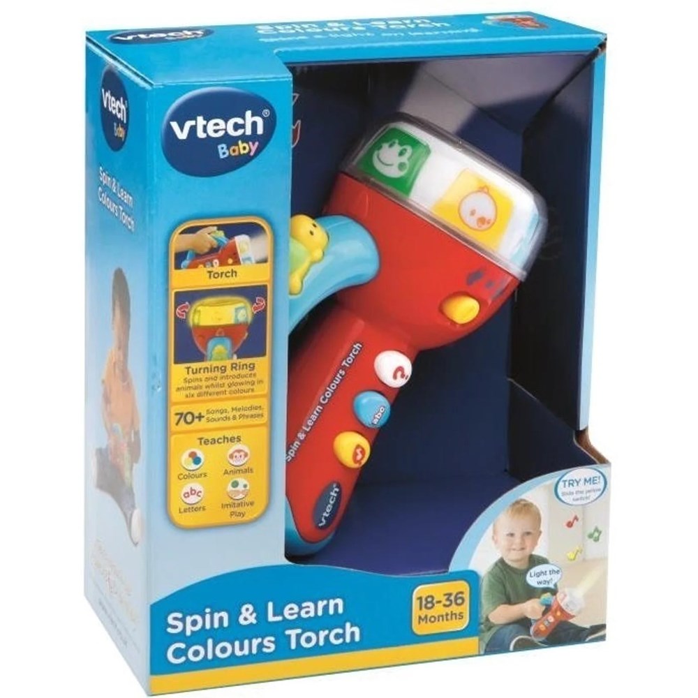 Vtech Spin Learn Colours Torch