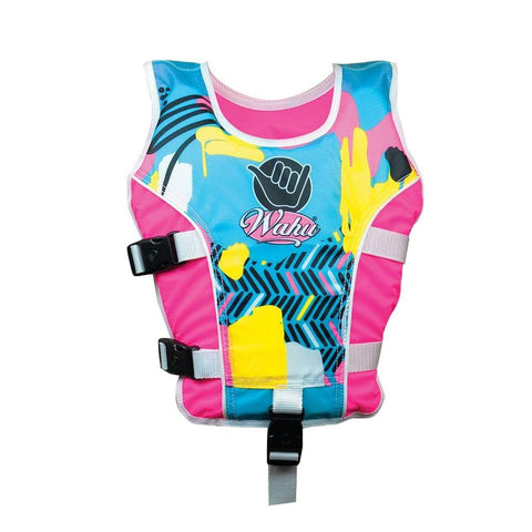 Wahu Swim Vest Child Large ( 30-50 kg) - Pink/Yellow