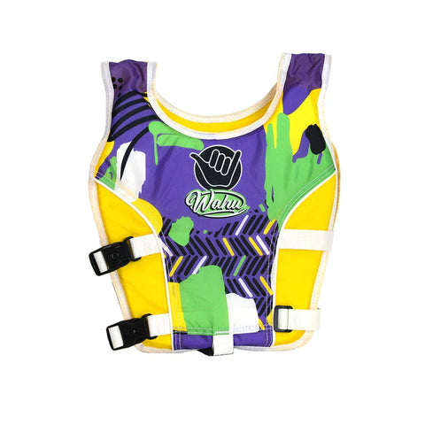 Wahu Swim Vest Child Large ( 30-50 kg) - Yellow/Purple