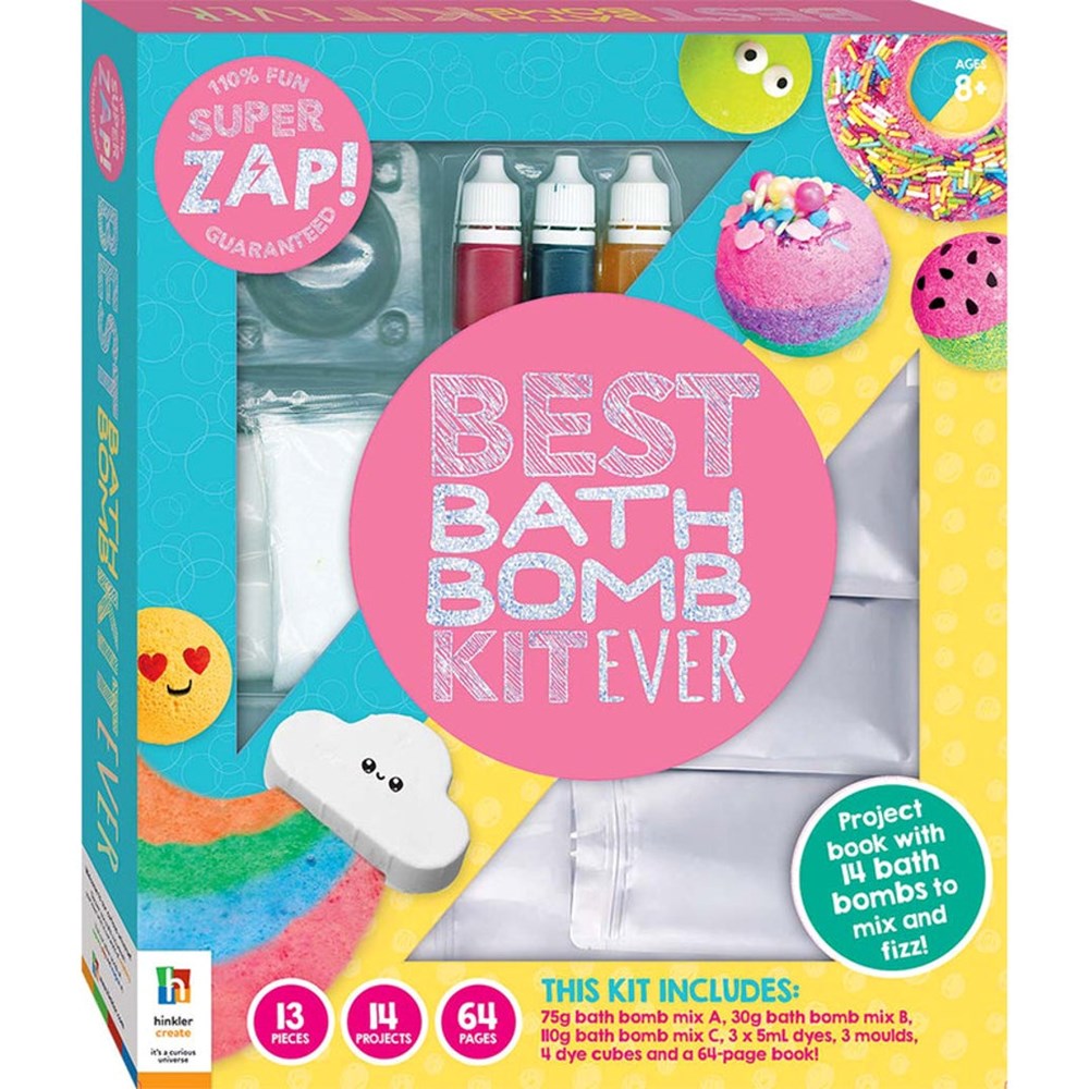 Hinkler Super Zap Best Bath Bomb Kit Ever 