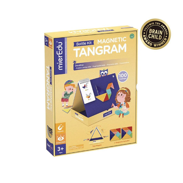 Tangram Wizard: Magnetic Puzzle & Games Kit