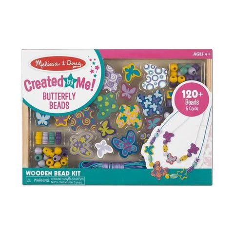 Melissa & Doug Wooden Bead Set - Butterfly Friends - The Toybox NZ Ltd